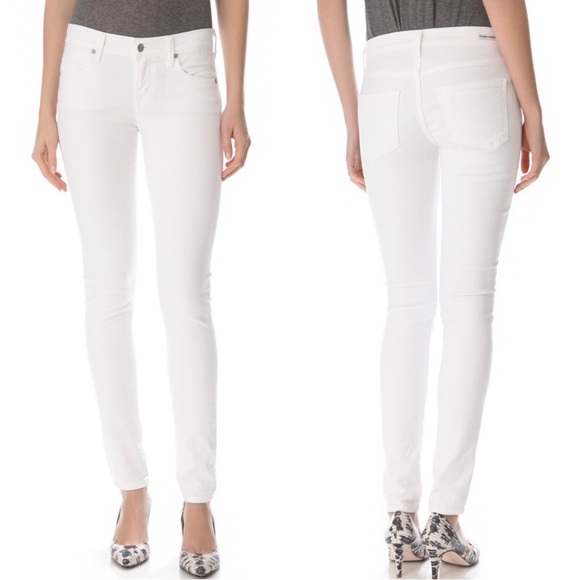 Citizens Of Humanity Denim - Citizens of Humanity Bright White Avedon Skinny Sz27